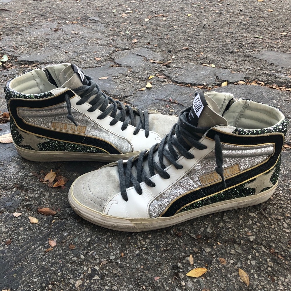 Golden Goose Slide Glitter